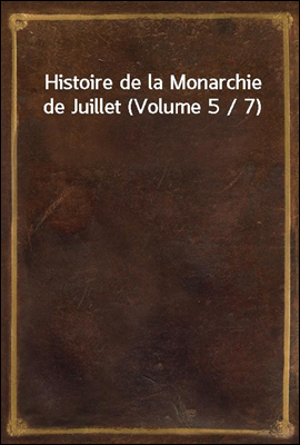 Histoire de la Monarchie de Juillet (Volume 5 / 7)