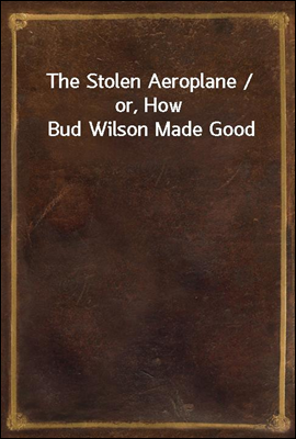 The Stolen Aeroplane / or, How Bud Wilson Made Good
