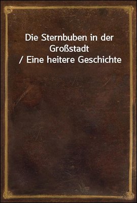 Die Sternbuben in der Grostadt / Eine heitere Geschichte